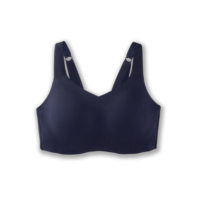 Brooks Dare Underwire Running Bra - Women's - Navy (39806-ORFW)